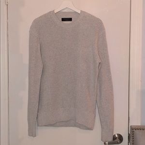 All Saints Light Grey Sweater/Knitwear Size XS